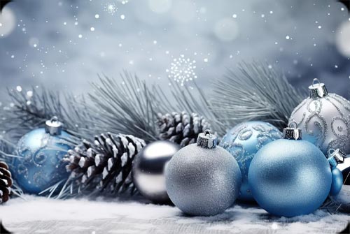 Frosted Elegance - Winter Email Background Background