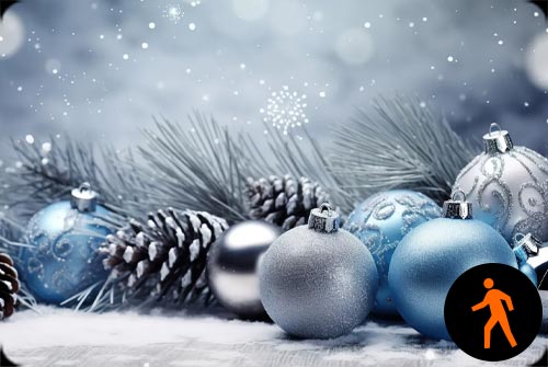 Animated: Frosted Elegance - Winter Email Background Background